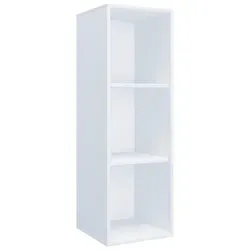 VCM Aktenregal Lona I XL - Weiß, 3 Ordnerhöhen - Büromöbelprogramm mit bis zu 10 kg Fachbodentraglast, ideal für bis zu 12 Ordner. Zwei variable Fachböden und modernes Design aus MDF mit Holzstruktur. Maße: 35 x 110 x 37 cm.