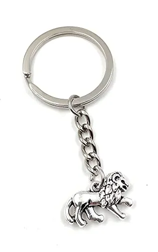 Onwomania - Löwe Raubtier Wüste - Schlüsselanhänger Metall Glücksbringer ideal als Geschenk z.B. für den besten Freund, die beste Freundin, Mama - Für Männer, Frauen & Kinder
