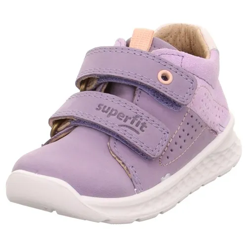 Superfit Breeze lila/lila (8520) 23 - Kinder Sneaker - Der superfit Sneaker BREEZE für Mädchen überzeugt mit weichem Nubukleder, zwei Klettverschlüssen für einfachen Einstieg und einer flexiblen Sohle für natürliche Abrollbewegung. Ideal für kleine Entdecker!