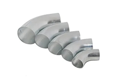 Fallrohrbogen Zink 60° 6-tlg Ø 100 mm von GRÖMO