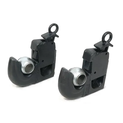 Unterlenker Fanghaken Schnellkuppler + Kugeln Kat. 3 bis 206 KW/ 260 PS Traktor | Trecker | Schlepper | Fanghaken für Unterlenkerfanghaken | 2 x