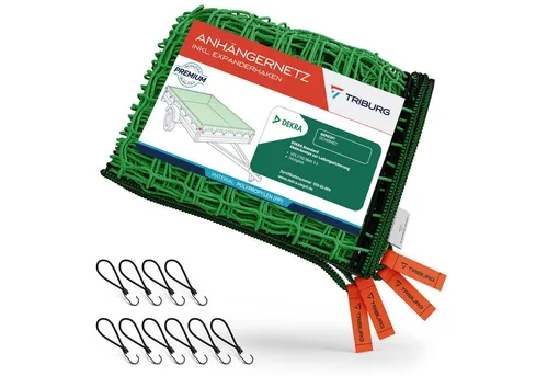 TRIBURG Anhängernetz [DEKRA Geprüft] mit Randverstärkung von TRIBURG