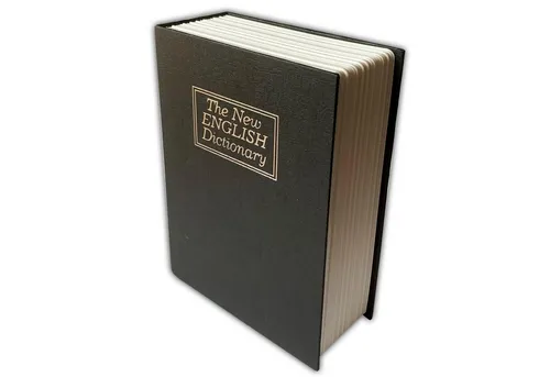 HAC24 Buchtresor Büchersafe Buchattrappe Geldkassette Bücher Safe Geheimsafe, inkl. 2 Schlüssel