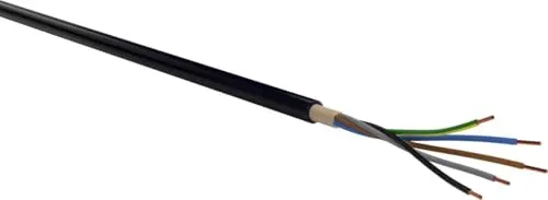 Erdkabel NYY-J 5x2,5 mm² 50 m schwarz