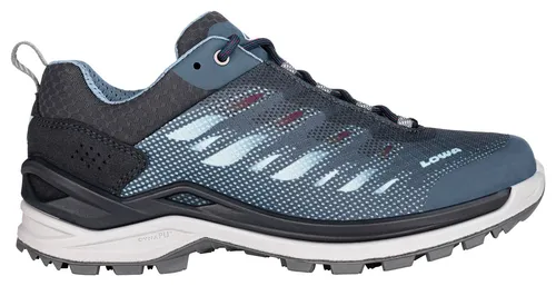 Lowa Ferrox Pro Low GTX Damen Wanderschuhe - Wasserdichte Multifunktionsschuhe für Outdoor-Sportler, mit DynaPU® Dämpfung und LOWA-MONOWRAP® für optimale Fußführung – ideal für Abenteuer und den Alltag.