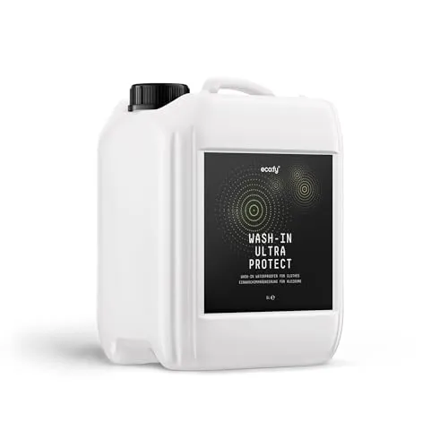 eco:fy Wash-In Ultra Protect Einwaschimprägnierung - Imprägniermittel für Outdoor- und Funktionstextilien, bietet langanhaltenden Schutz vor Nässe und Schmutz durch einen unsichtbaren Ultra-Schutzfilm, einfach in der Waschmaschine anzuwenden.