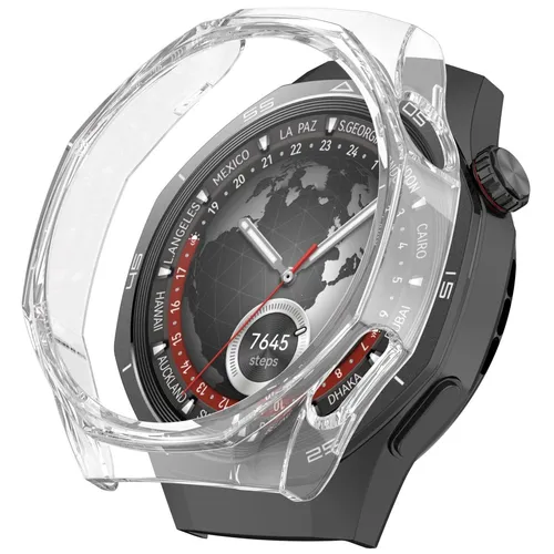 Für Huawei Watch GT 5 Pro 46mm Design PC Watch Schutz Gehäuse Hülle Transparent