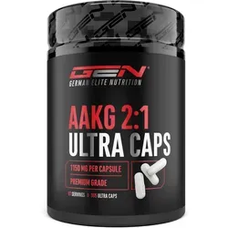 AAKG Ultra Caps, 365 Kapseln - Sportnahrung mit 4600 mg Arginin-Alpha-Ketoglutarat im optimalen 2:1 Verhältnis – perfekt für maximalen Pump und Performance beim Training.
