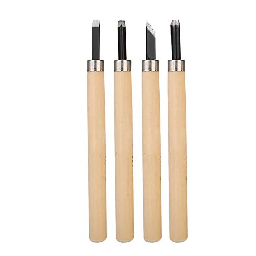 Holzschnitz-Set 4-teiliges Schnitzmesser-Set für Holz Linolschnitt Profi Schnitzwerkzeuge