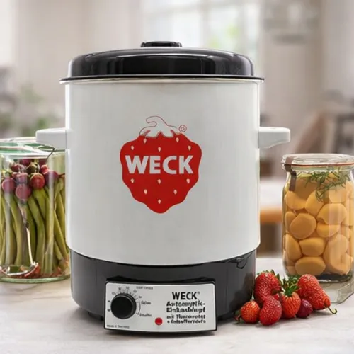 WECK Einkochautomat WAT14 – Vielseitiger 29L Einkochtopf mit Präzisionsthermostat