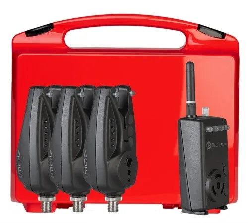 Carp Sounder AGE Pro Bissanzeiger 3+1 Set mit Receiver von Carp Sounder Funkbissanzeiger