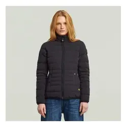 G-Star Damen Foundation Padded Coat schwarz (XXS) - Elegante, wattierte Jacke mit Reißverschluss und Stehkragen. Ideal für lässige Outfits. Hergestellt aus 50 % Sorona-Polyester für angenehmen Tragekomfort.
