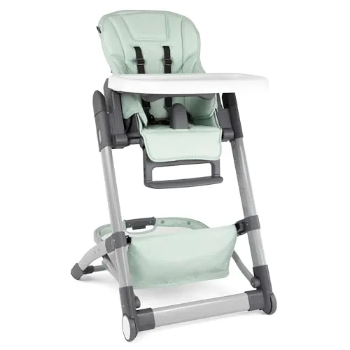 hauck Baby Hochstuhl Grow Up - Mitwachsender Hochstuhl mit Liegefunktion - Flexibler Hochstuhl für Kinder ab 6 Monaten bis 15 kg. Mit Liegefunktion, 5-Punkt-Gurt und abnehmbarem Essbrett für sicheres Essen und Spielen. Ideal für den Familienalltag.