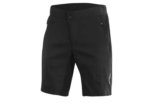 Löffler Bike Shorts EVO-E CSL Herren Radhose schwarz - Gr. 58 - Fahrradbekleidung mit herausnehmbarer Rad-Innenhose für optimalen Komfort, schnell trocknend und wasserabweisend - perfekt für deine nächste Mountainbike-Tour!