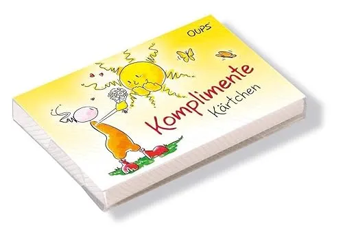 Oups Kärtchenbox: Komplimente Kärtchen