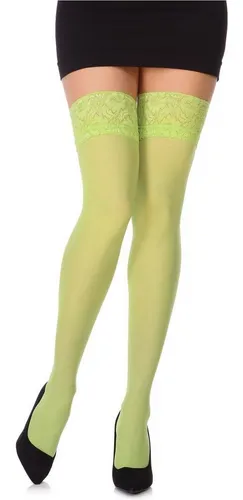 Bellivalini Halterlose Strümpfe Damen Halterlose Mikrofaser 40 DEN Strümpfe mit Spitze BLVFI1011