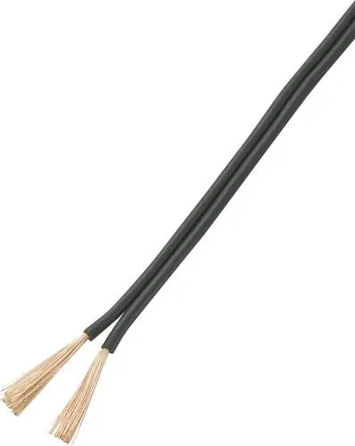 Produktbild TRU Components 93030c526 Litze 2 x 0.50mm² Schwarz 50m