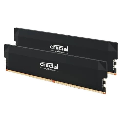 Crucial Pro DDR5 RAM 32GB (2x16GB) 6000MHz CL36 in schwarz von Crucial