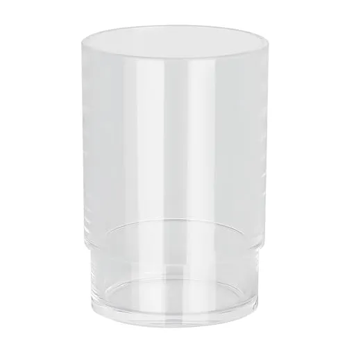 Spirella Zahnputzbecher Zahnbürstenhalter Nyo Acryl 6,5x9,5 cm Transparent
