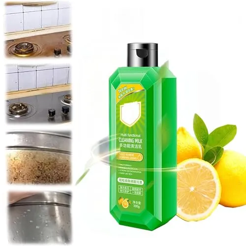 Powerful Multifunctional Cleaning Milk, Neu Vielseitiges und leistungsstarkes Reinigungsmittel, 300g Allzweckreiniger Spülmittel Putzmittel,Schaumreiniger Allzweckreiniger für Küche, Bad, Auto (1PC)