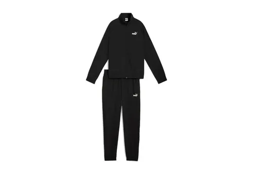 PUMA Damen Woven Tracksuit - Gewebter Trainingsanzug in Schwarz, Größe L EU - Stylischer gewebter Trainingsanzug für Damen, ideal für Freizeit und Sport. Bequeme Passform und modernes Design für vielseitige Kombinationen.