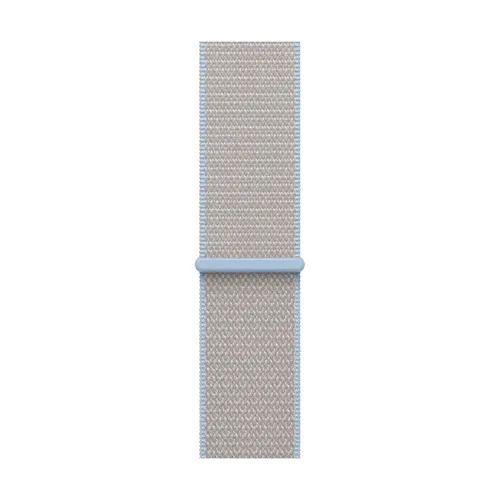 APPLE 42 mm Sport Loop Ersatzarmband in Graublau - Weiches und atmungsaktives Armband für optimalen Tragekomfort. Mit einem praktischen Klettverschluss lässt es sich schnell anpassen und sitzt perfekt. Ideal für den sportlichen Alltag.