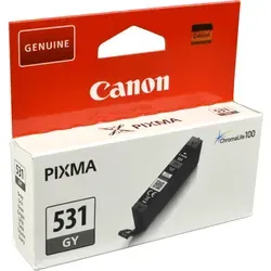 Original Canon 6122C001 CLI-531GY Tintenpatrone grau - 8,2ml, bis zu 324 Seiten Druckkapazität, hochwertige Druckqualität für Canon Pixma TS 8750