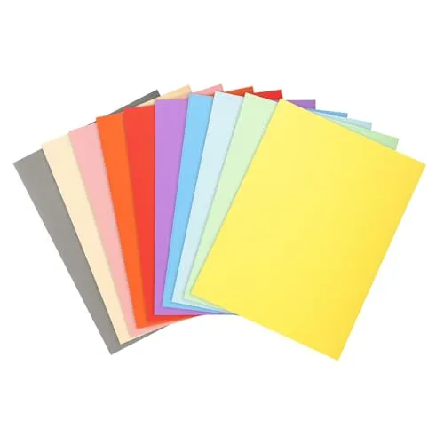 Exacompta 420100E 10er Pack Aktendeckel Forever® 170 g/m2 Aus Recycling-Karton für DIN A4 Blauer Engel ideal für die lose Blatt-Ablage farbig sortiert Sammelmappe Dokumentenmappe