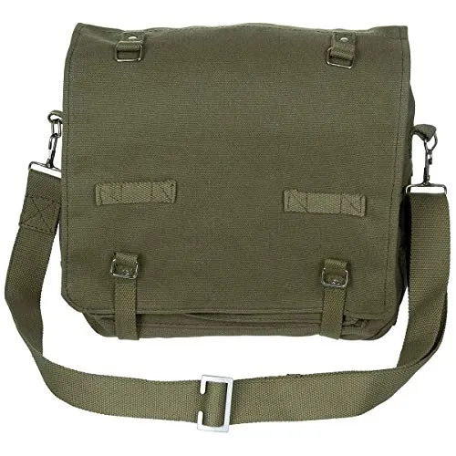 MFH BW Combat Tasche Groß OD Grün - Taschen für Kampfsport - hochwertige Leinentasche mit großem Hauptfach, verstellbarem Schulterriemen und praktischen Metall-D-Ringen für optimale Nutzung im Training oder Einsatz.