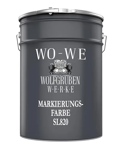 WO-WE Markierungsfarbe Fahrbahnmarkierung BLAU - 10L - Bodenmarkierungen: Wasserbasierte, umweltfreundliche Farbe für präzise und langanhaltende Markierungen auf Beton und Asphalt, ideal für Innen- und Außenanwendungen.