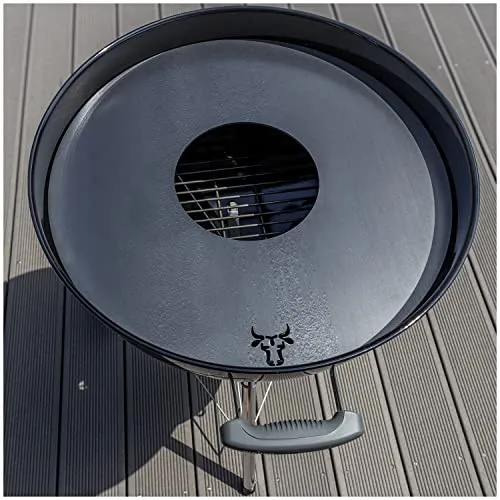 tuning-art GR01 Grillring | Grillplatte | Feuerplatte | Plancha | BBQ-Platte passend für Weber