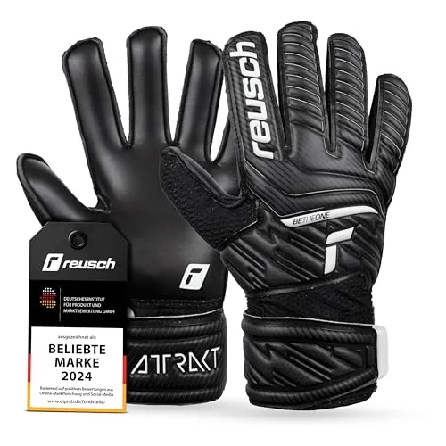 Reusch Unisex Torwarthandschuhe Attrakt Solid Junior black 4