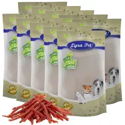 Lyra Pet® Entenbrustabschnitte 10 kg - Hundefutter, fettarm und leicht verdaulich – ideal für kleine Hunde, Welpen und ältere Hunde. In praktischen, wiederverschließbaren Zip-Beuteln für maximale Frische und Kauvergnügen.