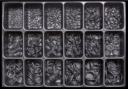 Dresselhaus O-Ringe Sortiment M3 bis M24 NBR 70 ölfest - 8552 - Praktisches O-Ring-Sortiment für Werkstatt und Industrie. Ölbeständig, vielfältige Größen von M3 bis M24. Geliefert im stabilen Kasten für schnelle Verfügbarkeit und Ordnung.