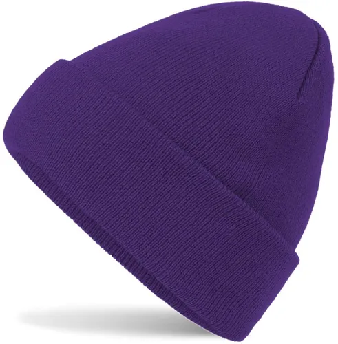 Unisex warme Beanie Strickmütze | Wintermütze für Damen  Herren | Feinstrick ...