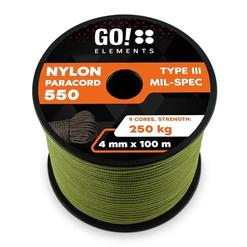 GO!elements 100m Paracord Seil von GO!elements