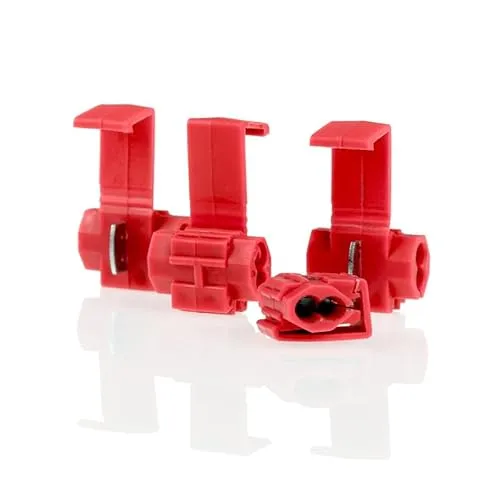 alca® Klemm-/Abzweigverbinder rot 0,5-1,0mm² 5St. Kabelverbinder Schnellverbinder Abzweigverbinder Stromdieb Kabeldieb Elektrokabelklemmen