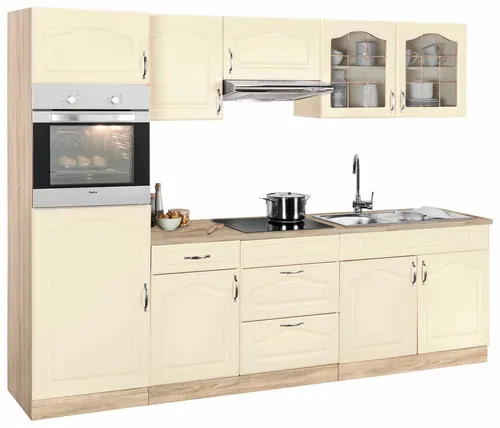 wiho Küchen Küchenzeile Linz, mit E-Geräten, Breite 270 cm von wiho Küchen