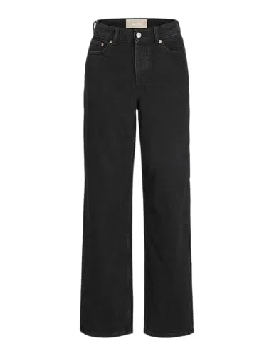 JACK & JONES Damen Jjxx Jjxseville Loose Jeans - Stylische Black Denim Jeans in lockerer Passform, ideal für lässige Outfits und hohen Tragekomfort.