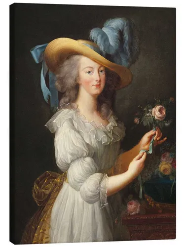 Posterlounge Wandbild Marie Antoinette in einem Kleid, Elisabeth Louise Vigee-Lebrun, erhältlich als Poster, Leinwandbild, Wandsticker oder Acrylglasbild
