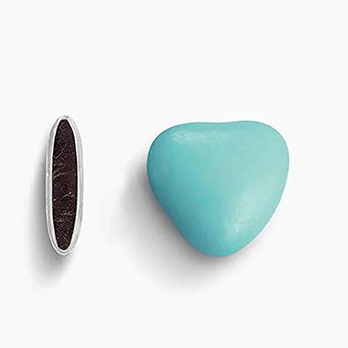 Herzdragees hellblau 1 kg (ca. 500-550 Stück)