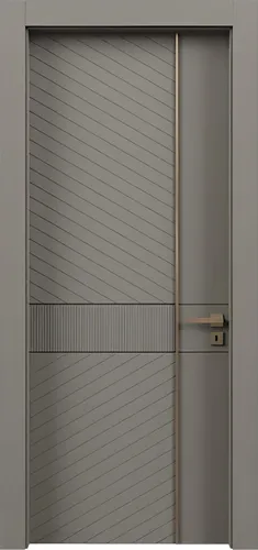 Graue PVC-Wohnungstür – Stilvolle Innentür für jedes Zuhause - Moderne Innentür mit PVC-Laminierung, ideal für verschiedene Räume. Maße: 90 x 190 cm, langlebig und pflegeleicht. Perfekt für einladende Wohnräume.