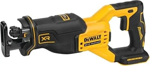 Dewalt 18V XR Akku-Säbelsäge DCS382N - Sägen: Sehr kompakte und leistungsstarke Akku-Säbelsäge mit bürstenlosem Motor, ideal für enge Platzverhältnisse und hohe Schnittgeschwindigkeit in Holz, Stahl und PVC.