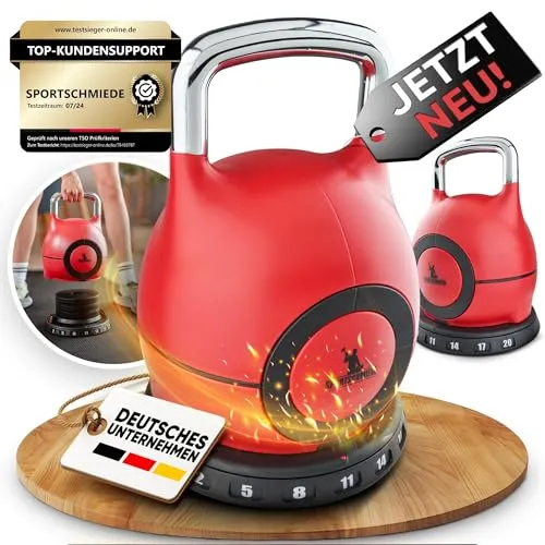 Hanteln Rot von SPORTSCHMIEDE