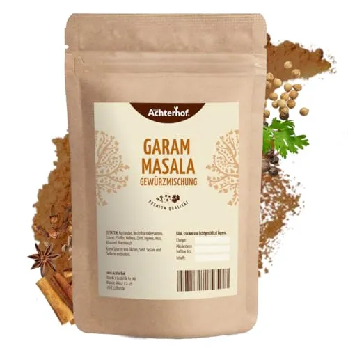Garam Masala 100g | traditionelle indische Gewürzmischung | Ideal zur Zubereitung von indischen Gerichten | feuriger und aromatischer Geschmack | vom Achterhof