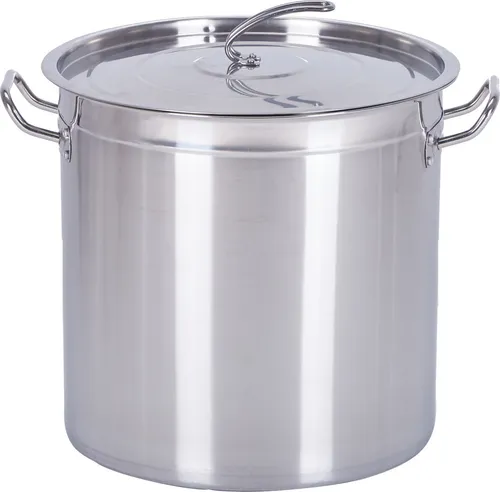 HOOZ Gastronomie Kochtopf Suppentopf 20-100L - Hochwertige Edelstahl Kochtöpfe für alle Herdarten, ideal für große Küchen. Praktische Deckel, hitzebeständige Griffe und einfache Reinigung für professionelle Anwendungen.