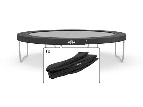 Berg Trampolin-Randabdeckung 380 cm rund grau - Champion Regular - Hochwertige Randabdeckung für Berg Trampoline, schützt die Federn und erhöht die Sicherheit beim Springen. Ideal für langlebigen Spaß im Freien.