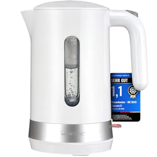 Clatronic® Wasserkocher WK 3840 | 1,8L | 2200W | Einhandbedienung