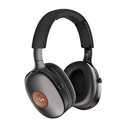 House of Marley Positive Vibration XL ANC - Kabellose Over Ear Noise Cancelling Kopfhörer, 35h Akkulaufzeit, nachhaltige Materialien und beeindruckender Sound