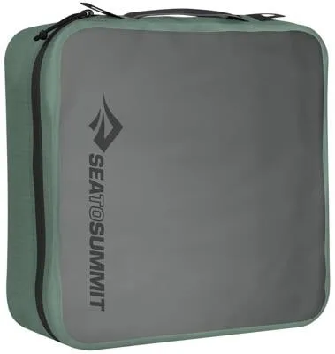 Sea to Summit Hydraulic Packtasche XL - grün - Kofferwaagen für Outdoor-Abenteuer, schützt deine Ausrüstung mit TPU-laminiertem 70D-Ripstop-Nylon und hält sie staubfrei und organisiert.